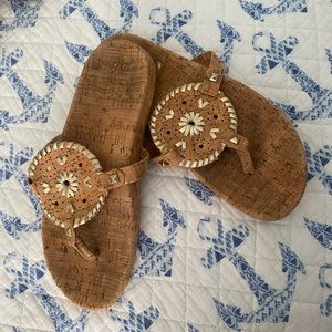 Jack Rogers. Cork flops. Size 7.